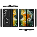 Härte getestete, stoßdämpfende Handyhülle für Samsung Galaxy Z FOLD 6 in Schwarz