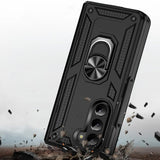 Härte getestete, stoßdämpfende Handyhülle für Samsung Galaxy Z FOLD 6 in Schwarz