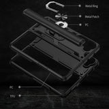 Härte getestete, stoßdämpfende Handyhülle für Samsung Galaxy Z FOLD 6 in Schwarz