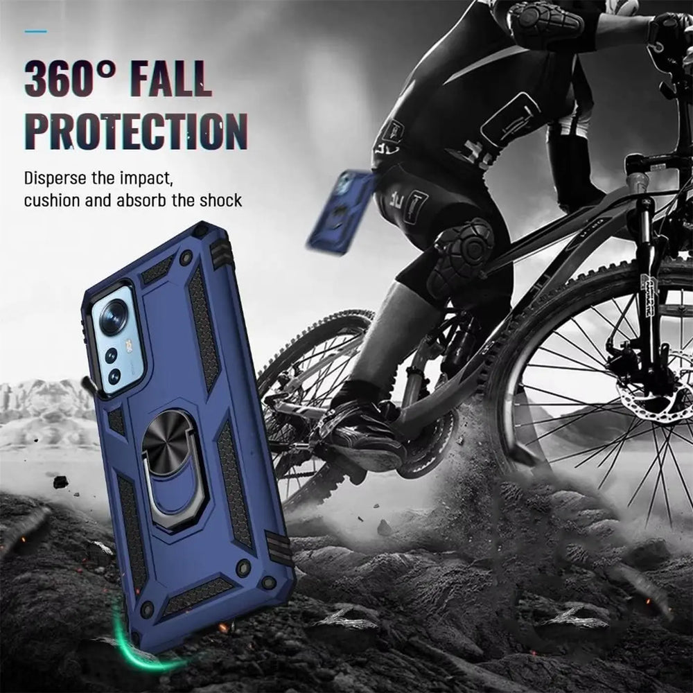 Härte getestete, stoßdämpfende Handyhülle für Xiaomi 12 Lite 5G in Blau