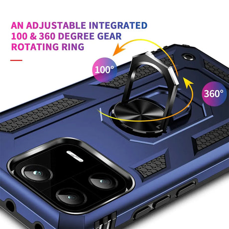 Härte getestete, stoßdämpfende Handyhülle für Xiaomi 13 in Blau