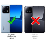 Härte getestete, stoßdämpfende Handyhülle für Xiaomi 13 Pro in Rot