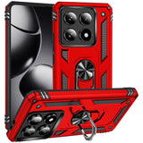 Härte getestete, stoßdämpfende Handyhülle für Xiaomi 14T Pro in Rot