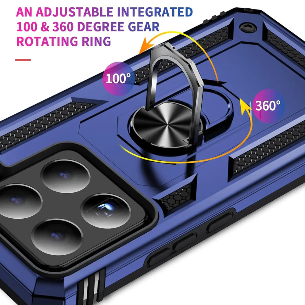 Härte getestete, stoßdämpfende Handyhülle für Xiaomi 15 in Blau