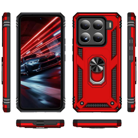 Härte getestete, stoßdämpfende Handyhülle für Xiaomi 15 in Rot