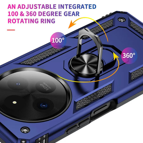 Härte getestete, stoßdämpfende Handyhülle für Xiaomi Redmi 14C in Blau