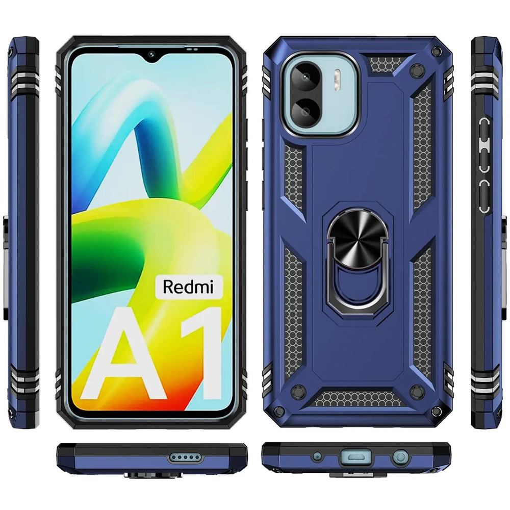 Härte getestete, stoßdämpfende Handyhülle für Xiaomi Redmi A1 in Blau