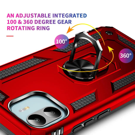 Härte getestete, stoßdämpfende Handyhülle für Xiaomi Redmi A1 in Rot