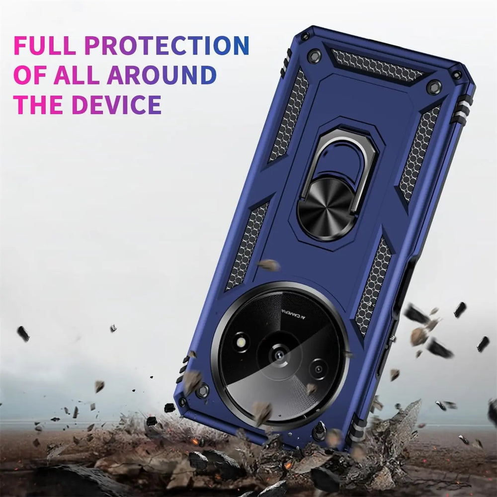 Härte getestete, stoßdämpfende Handyhülle für Xiaomi Redmi A3 in Blau