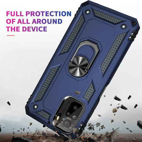 Härte getestete, stoßdämpfende Handyhülle für Xiaomi Redmi Note 10 / 10S in Blau