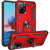 Härte getestete, stoßdämpfende Handyhülle für Xiaomi Redmi Note 10 / 10S in Rot