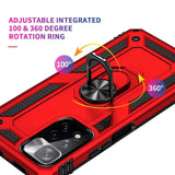 Härte getestete, stoßdämpfende Handyhülle für Xiaomi Redmi Note 11 Pro+ 5G in Rot