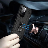 Härte getestete, stoßdämpfende Handyhülle für Xiaomi Redmi Note 11 Pro+ 5G in Schwarz