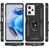 Härte getestete, stoßdämpfende Handyhülle für Xiaomi Redmi Note 12 Pro Plus 5G in Schwarz