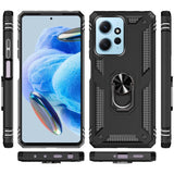 Härte getestete, stoßdämpfende Handyhülle für Xiaomi Redmi Note 12 4G in Schwarz