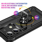 Härte getestete, stoßdämpfende Handyhülle für Xiaomi Redmi Note 13 5G in Schwarz