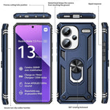 Härte getestete, stoßdämpfende Handyhülle für Xiaomi Redmi Note 13 Pro+ 5G in Blau