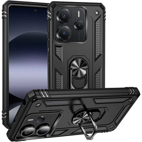 Härte getestete, stoßdämpfende Handyhülle für Xiaomi Redmi Note 14 5G in Schwarz