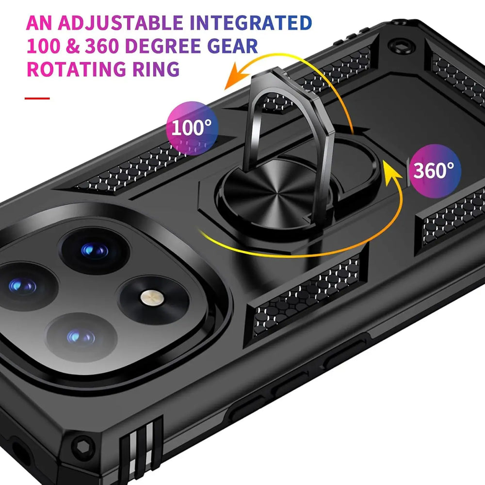 Härte getestete, stoßdämpfende Handyhülle für Xiaomi Redmi Note 14 Pro 5G in Schwarz