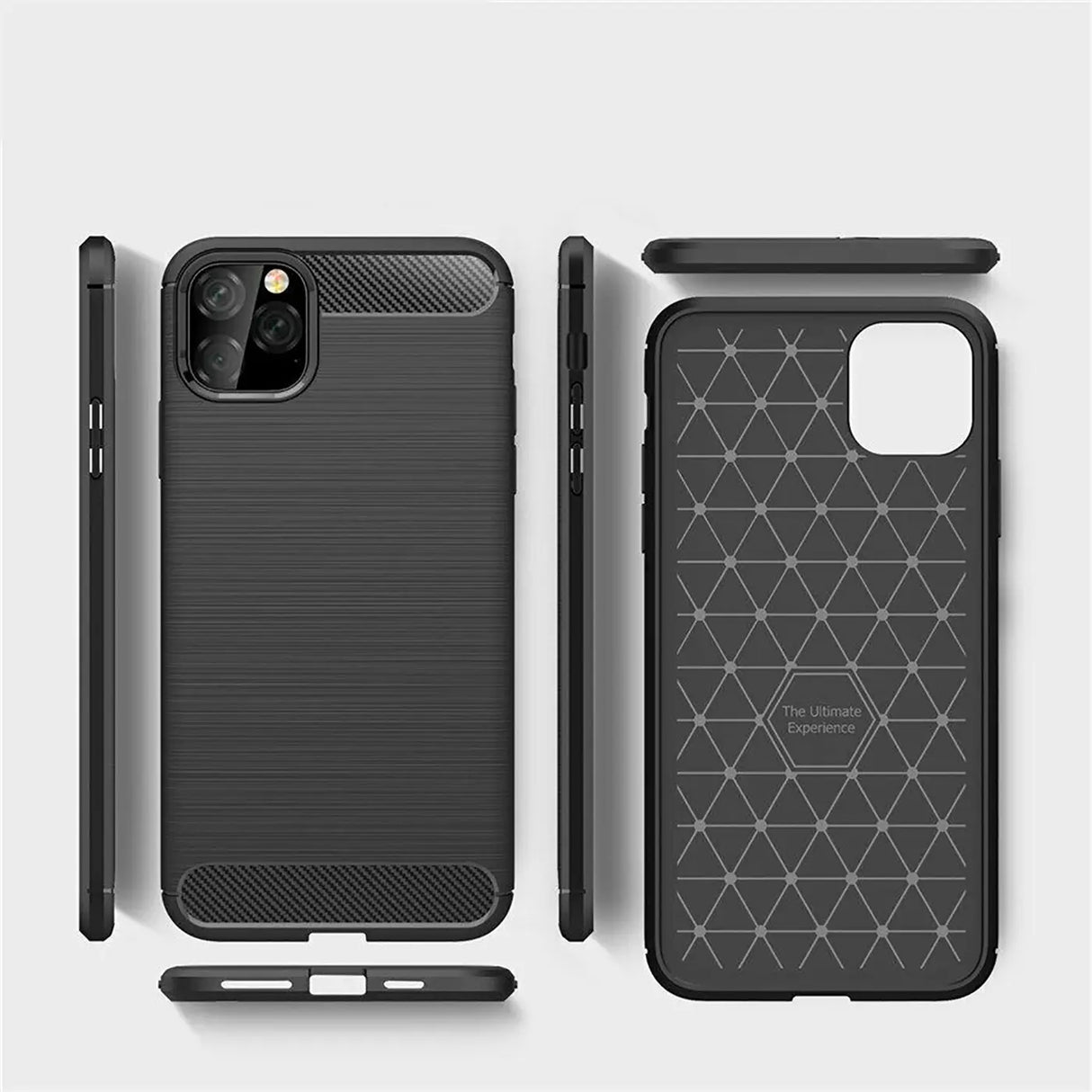 Stylische und elegante Handyhülle für iPhone 11 Pro Max in Carbonoptik