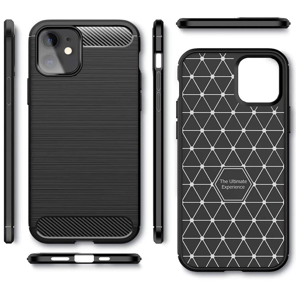 Stylische und elegante Handyhülle für iPhone 12 Mini in Carbonoptik