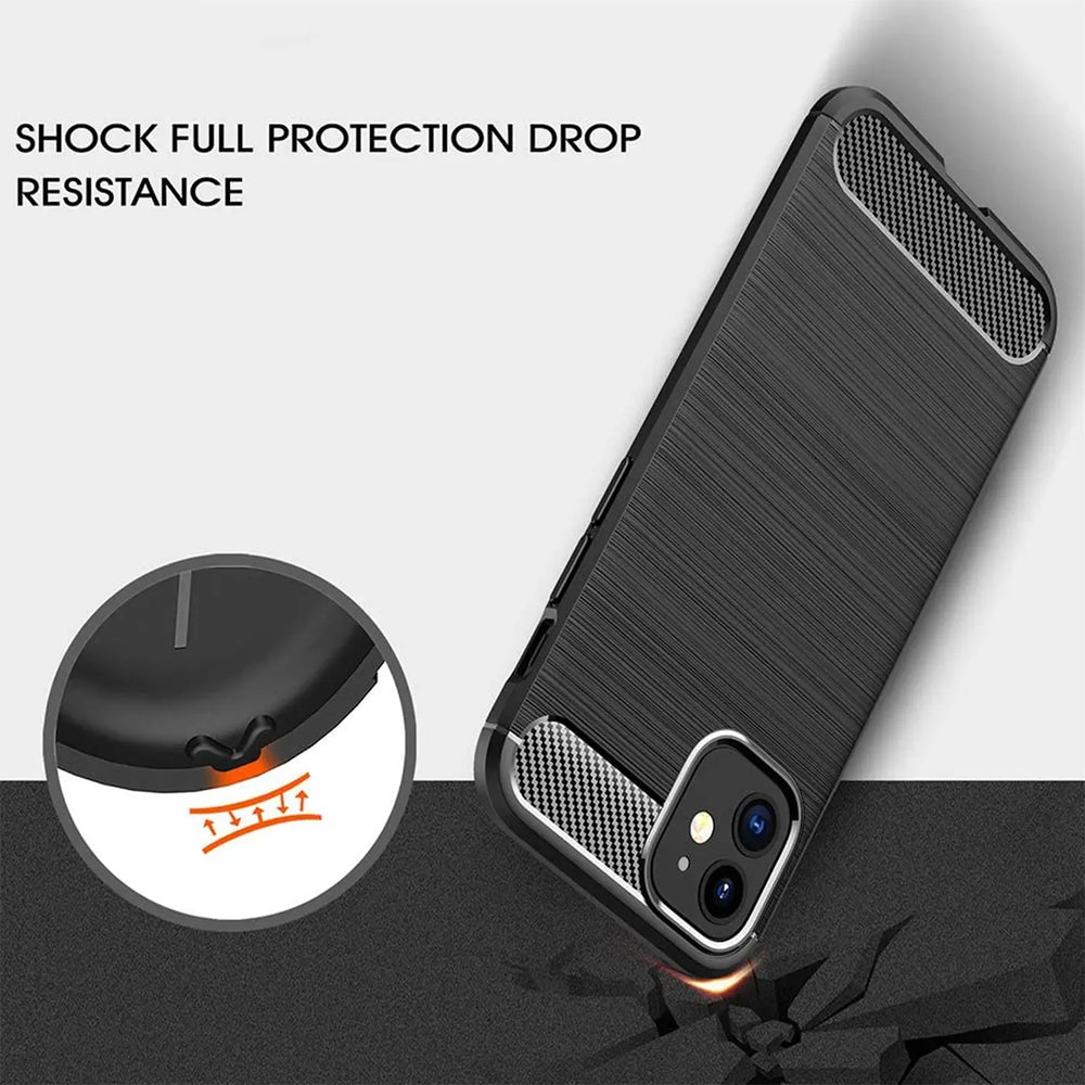 Stylische und elegante Handyhülle für iPhone 12 Mini in Carbonoptik
