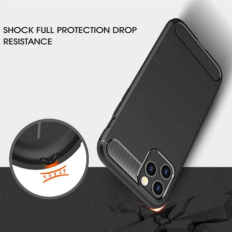 Stylische und elegante Handyhülle für iPhone 12 Pro Max in Carbonoptik