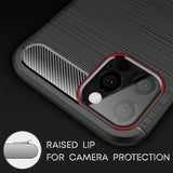 Stylische und elegante Handyhülle für iPhone 12 / 12 Pro in Carbonoptik