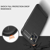 Stylische und elegante Handyhülle für iPhone 12 / 12 Pro in Carbonoptik