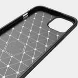 Stylische und elegante Handyhülle für iPhone 13 Mini in Carbonoptik
