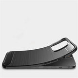Stylische und elegante Handyhülle für iPhone 13 Pro in Carbonoptik
