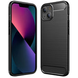 Stylische und elegante Handyhülle für iPhone 14 Plus in Carbonoptik