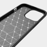 Stylische und elegante Handyhülle für iPhone 14 Pro in Carbonoptik