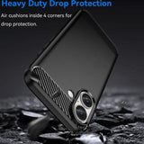 Stylische und elegante Handyhülle für iPhone 16 Plus in Carbonoptik