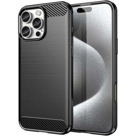 Stylische und elegante Handyhülle für iPhone 16 Pro Max in Carbonoptik