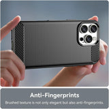 Stylische und elegante Handyhülle für iPhone 16 Pro in Carbonoptik