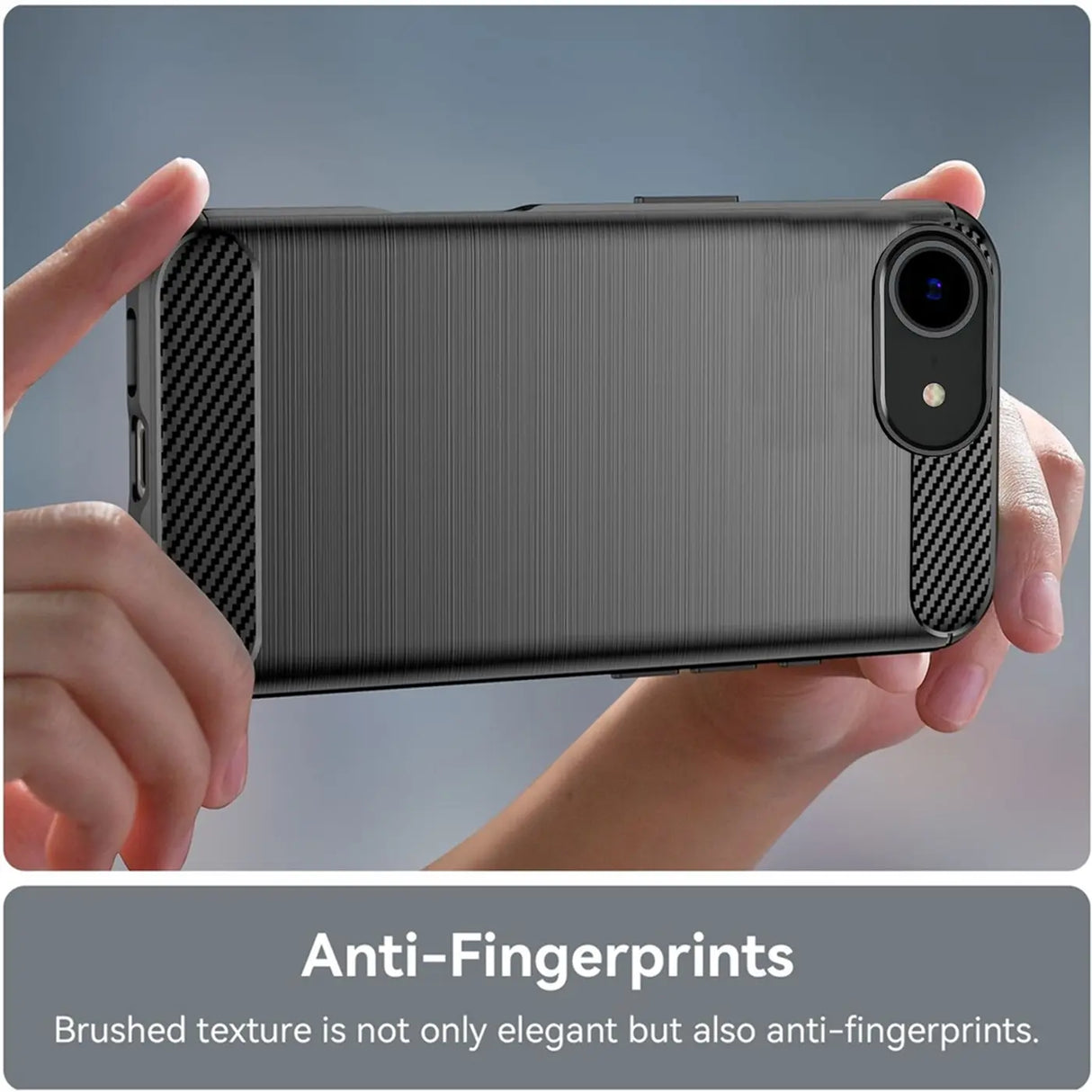 Stylische und elegante Handyhülle für Apple iPhone 16e in Carbonoptik