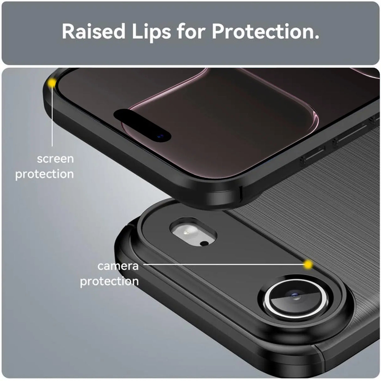 Stylische und elegante Handyhülle für iPhone 17 Air in Carbonoptik