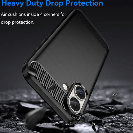 Stylische und elegante Handyhülle für iPhone 17 in Carbonoptik