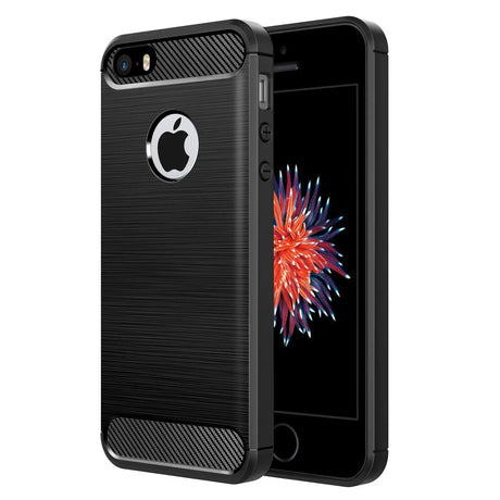 Stylische und elegante Handyhülle für iPhone 5 / 5S / SE in Carbonoptik