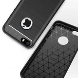 Stylische und elegante Handyhülle für iPhone 5 / 5S / SE in Carbonoptik