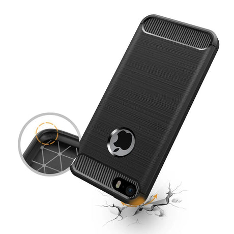 Stylische und elegante Handyhülle für iPhone 5 / 5S / SE in Carbonoptik