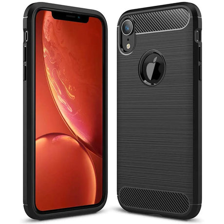 Stylische und elegante Handyhülle für iPhone XR in Carbonoptik