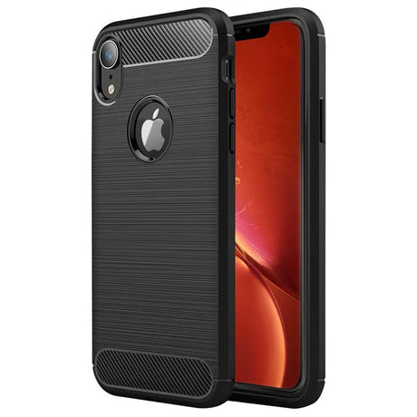 Stylische und elegante Handyhülle für iPhone XR in Carbonoptik