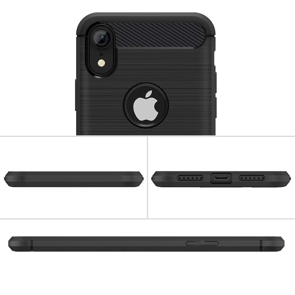 Stylische und elegante Handyhülle für iPhone XR in Carbonoptik