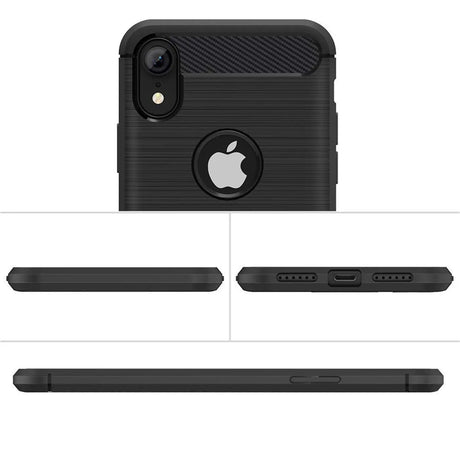 Stylische und elegante Handyhülle für iPhone XR in Carbonoptik