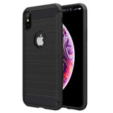 Stylische und elegante Handyhülle für iPhone Xs Max in Carbonoptik