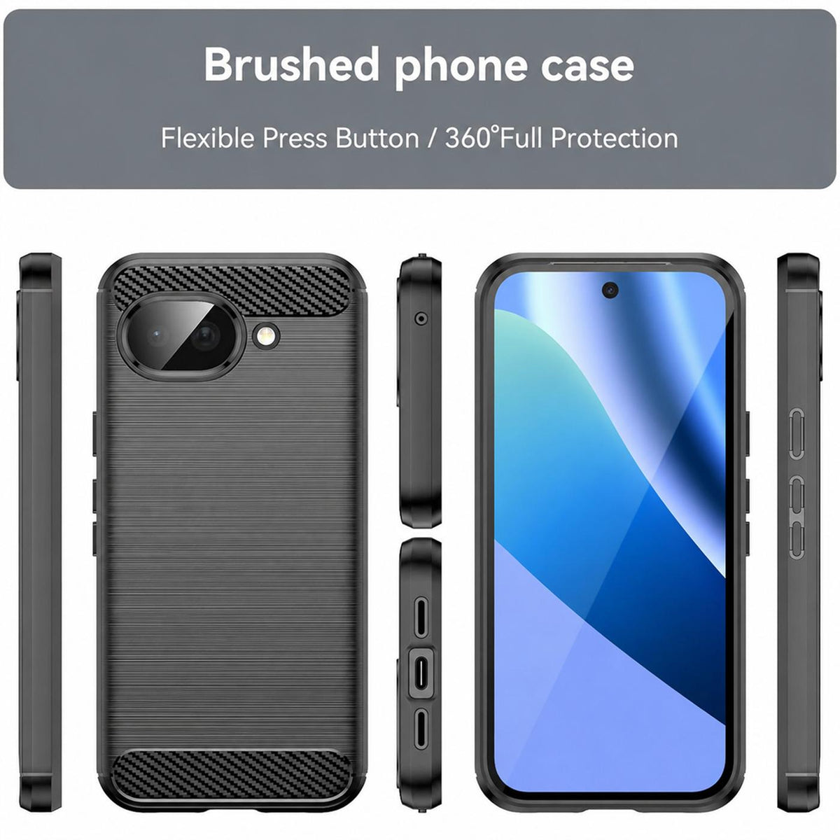 Google Pixel 10a - Carbon Hülle Stoßfest