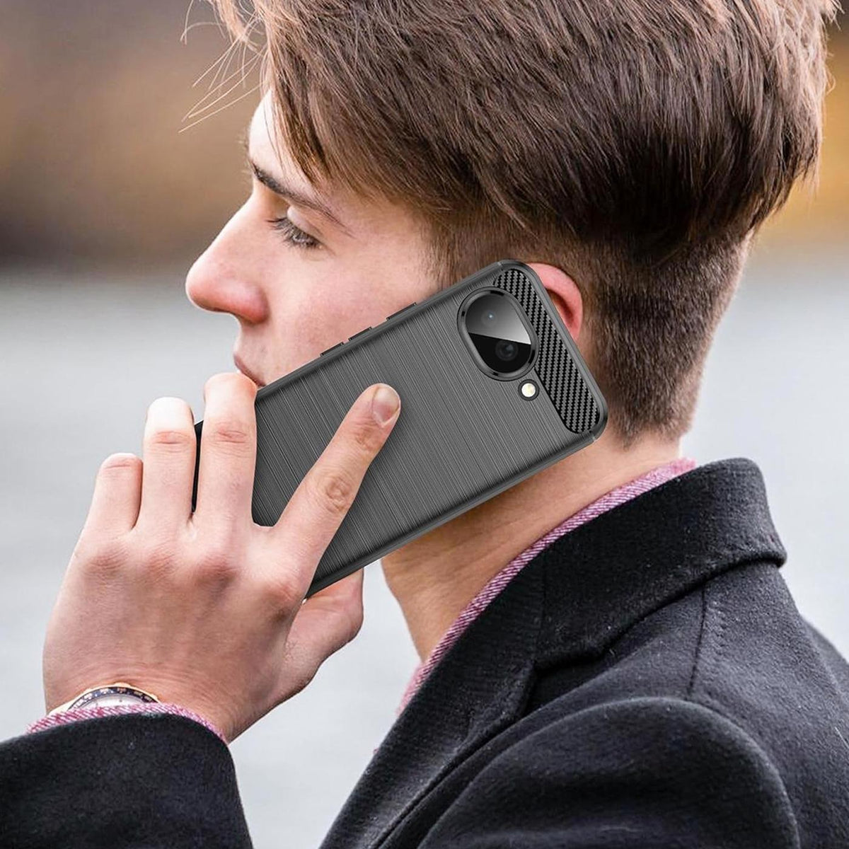 Google Pixel 10a - Carbon Hülle Stoßfest