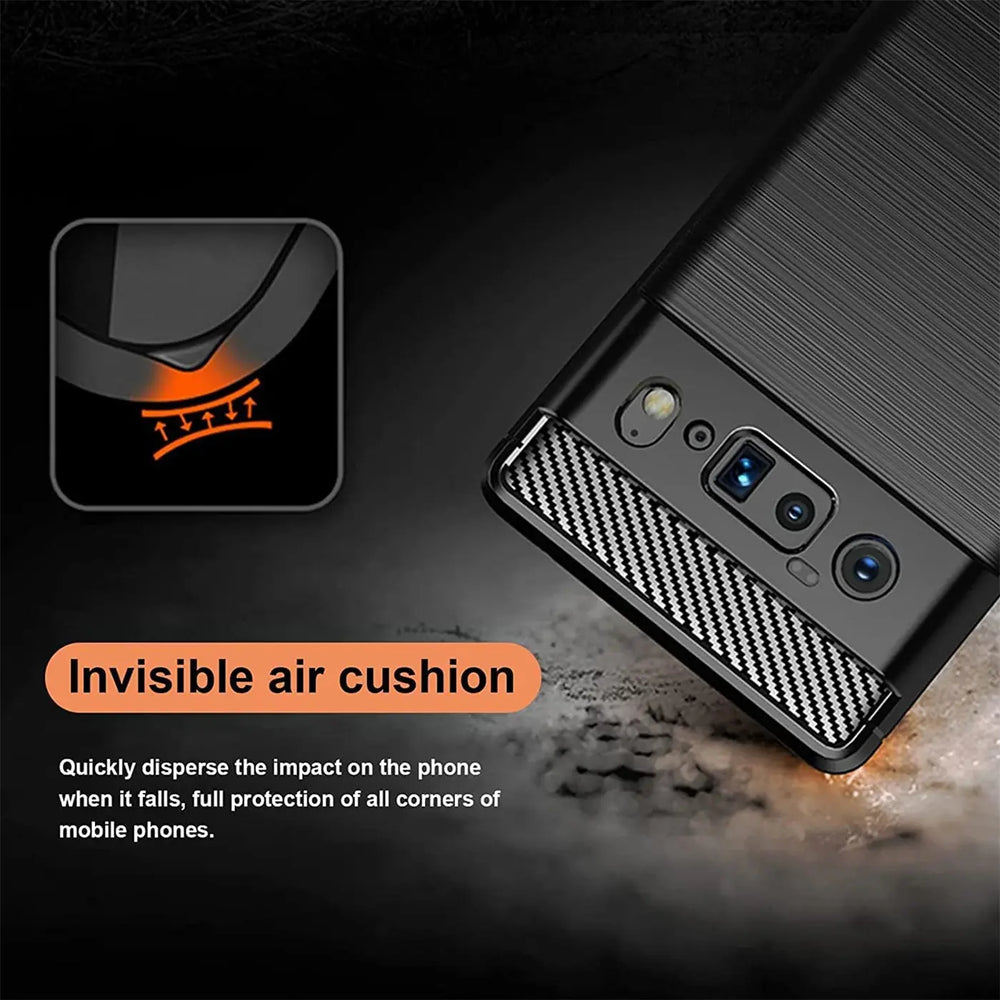 Stylische und elegante Handyhülle für Google Pixel 6 Pro in Carbonoptik